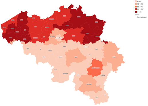 Proportion des personnes ayant établi un dossier médical global (DMG)